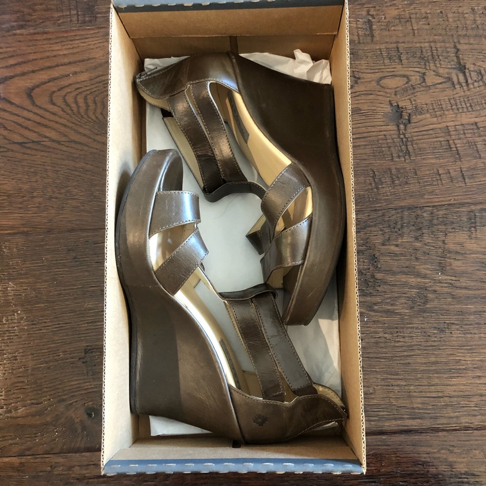 Nisolo Bolivar Heeled Wedge Sandals